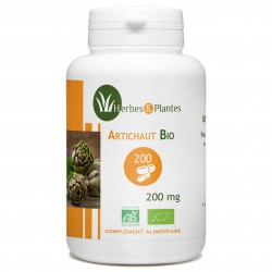 Artichaut Bio - 200 mg - 200 gélules végétales - Herbes & Plantes