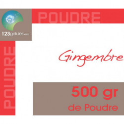 Gingembre racine en poudre 500 gr