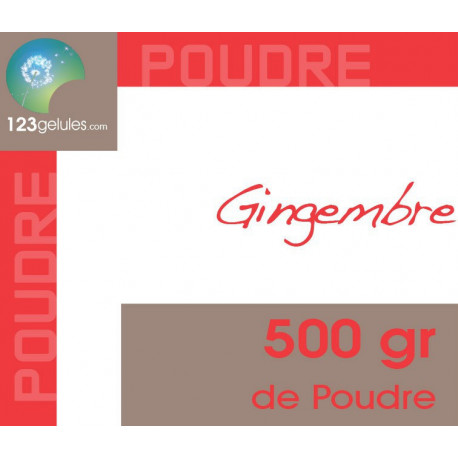 Gingembre racine en poudre 500 gr