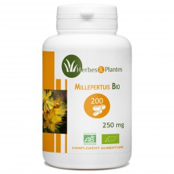 Millepertuis Bio - 250 mg - 200 gélules végétales - Herbes & Plantes
