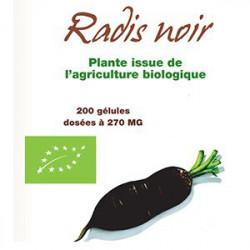 Radis Noir Bio - 200 gelules
