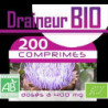 200 Comprimes complexe Draineur Bio- Artichaut-Aubier de tilleul-Radis noir 400 mg