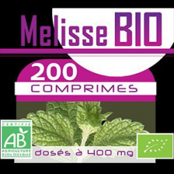 Mélisse Bio 400 mg - 200 Comprimés