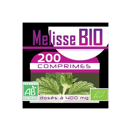 Mélisse Bio 400 mg - 200 Comprimés