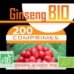 200 Comprimes Ginseng Bio 400 mg