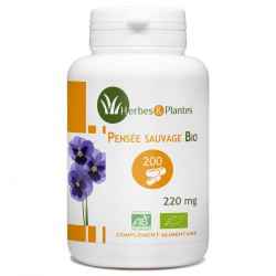 Pensée Sauvage Bio - 220 mg - 200 gélules végétales - Herbes & Plantes