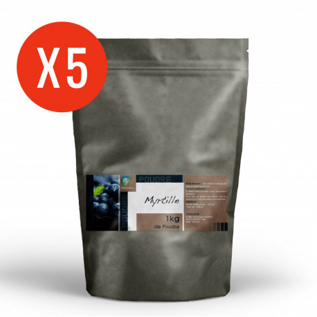 Myrtille feuille poudre 5 kg
