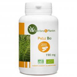 Prêle Bio - 190 mg - 200 gélules végétales - Herbes & Plantes