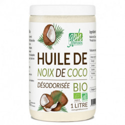 Huile Noix de coco désodorisée Bio - GPH