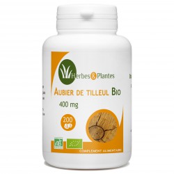 Aubier de tilleul Bio - 400 mg - 200 comprimés - Herbes & Plantes