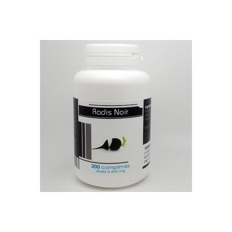 Radis Noir - 200 comprimés à 400 mg