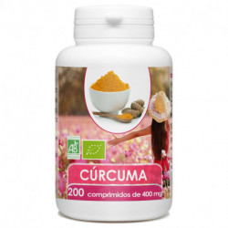 Cúrcuma Orgánico - 200 comprimidos - 400mg por comprimido