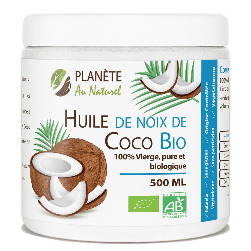 Produit bio: Huile de coco désodorisée HAND IN HAND - Rapunzel Naturkost