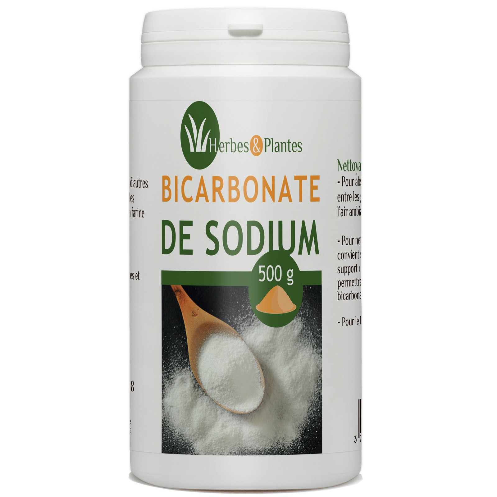 Bicarbonate de Sodium (officinal) - 500g - Herbes & Plantes