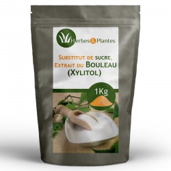 Xylitol sucre de Bouleau (poudre) - 1kg -Herbes & Plantes