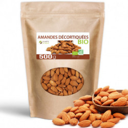 Amandes Décortiquées Bio 500g