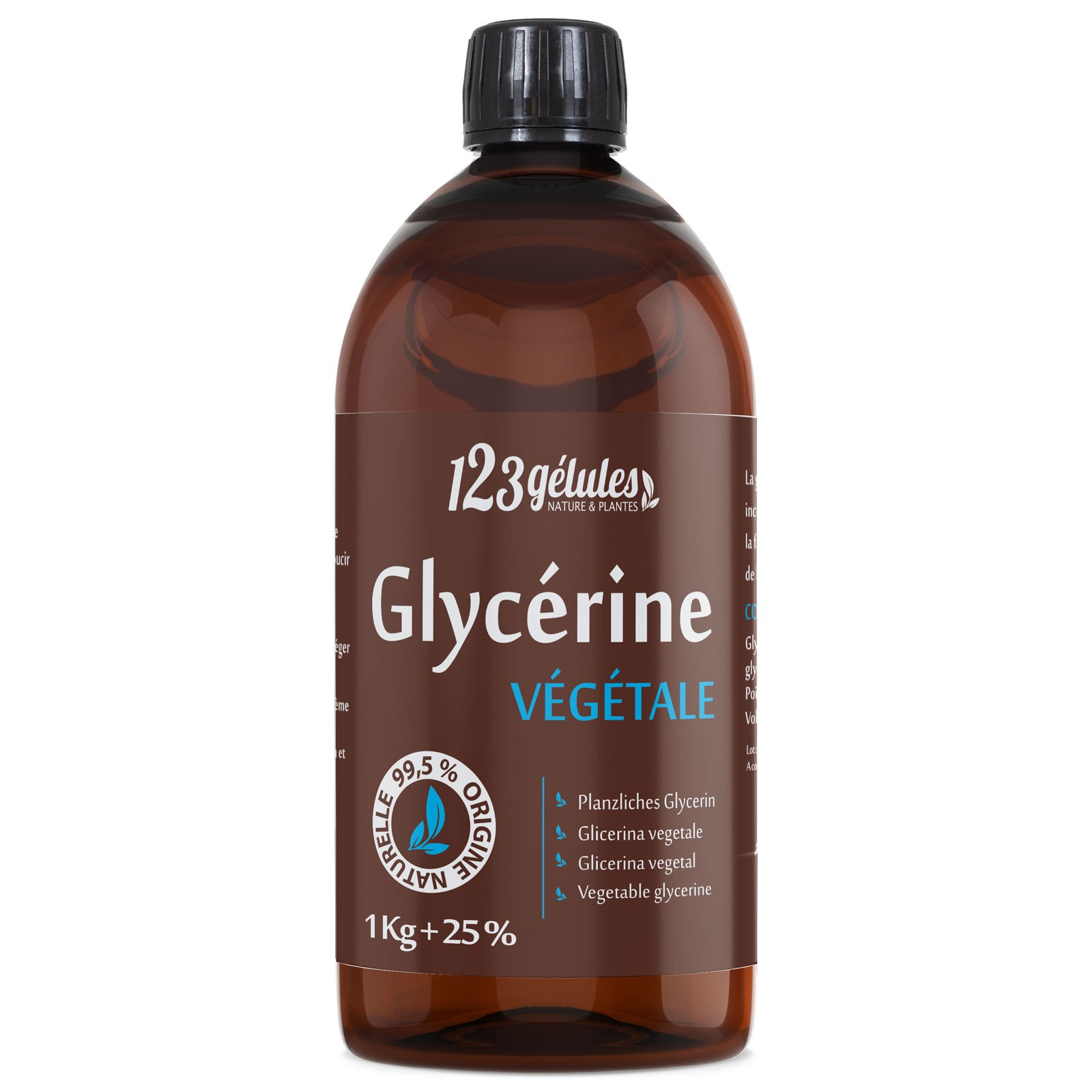 Glycérine Végétale 1,25 Kg - 100% Végétale : : Beauté et Parfum