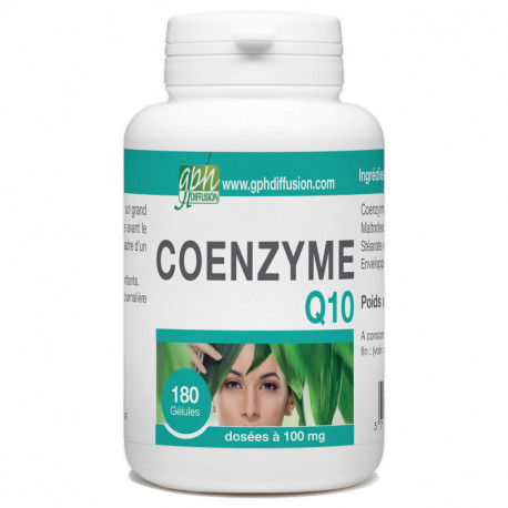 CoEnzyme Q10 - 100 mg - 180 Gélules Végétales