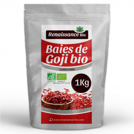 Baies de Goji Bio - 1 kg - Calibre 600