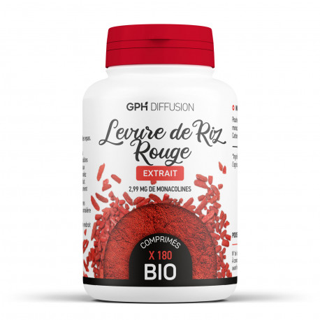 Levure de Riz Rouge Bio 600MG - 60 comprimés
