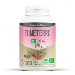 Fumeterre Bio - 200mg - 200 gélules végétales - Herbes & Plantes