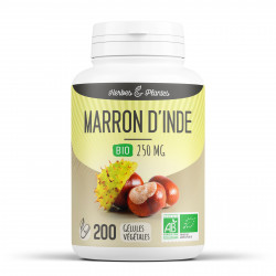 Marron d'Inde Bio - 250mg - 200 gélules végétales - Herbes & Plantes