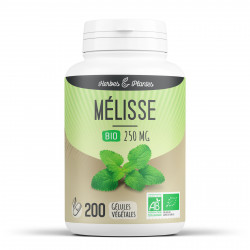Mélisse feuille Bio - 250 mg - 200 gélules végétales - Herbes & Plantes