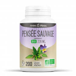 Pensée Sauvage Bio - 220 mg - 200 gélules végétales - Herbes & Plantes