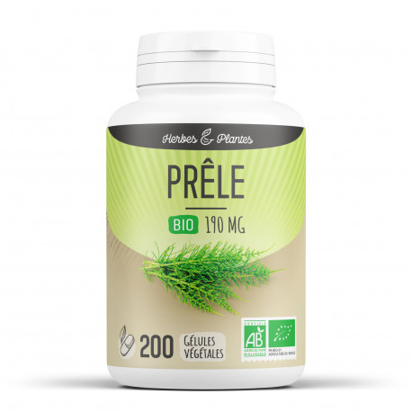 Prêle Bio - 190 mg - 200 gélules végétales - Herbes & Plantes
