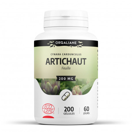 Artichaut - 200 gélules à 200 mg