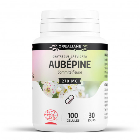 Aubépine bio - 100 gélules à 270 mg