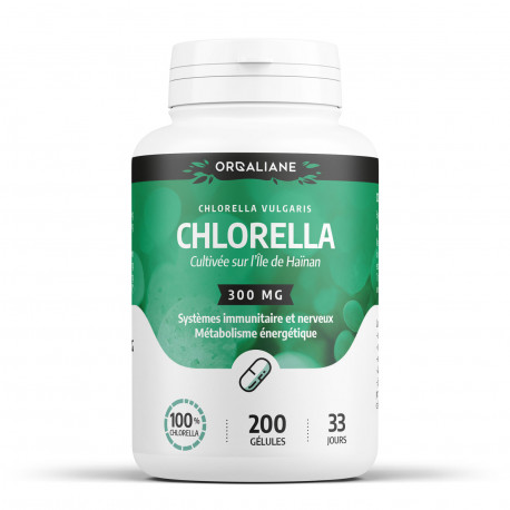 Chlorella - 200 gélules à 300 mg