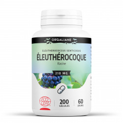 Eleuthérocoque bio - 200 gélules à 250 mg