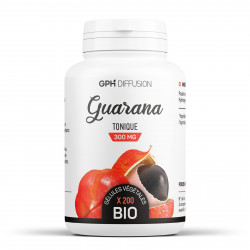 Guarana Bio - 300 mg - 200 Gélules Végétales