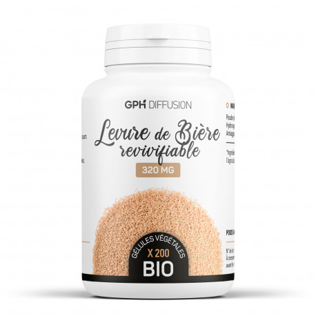 Levure de Bière-Revivifiable / 200 gélules