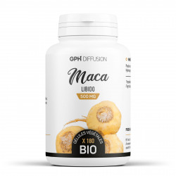 Maca du pérou Biologique - 180 gélules à 500 mg