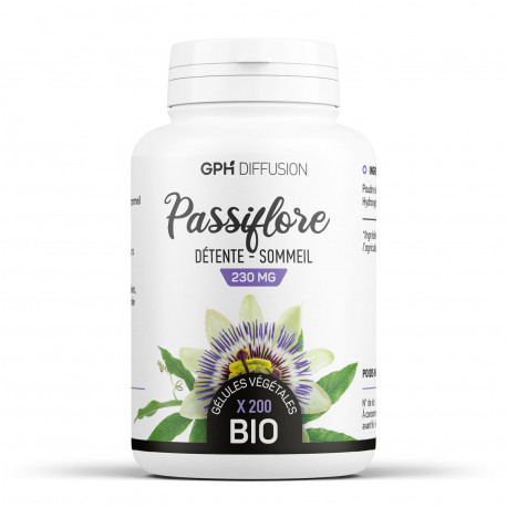 Passiflore Bio - 200 gélules végétales