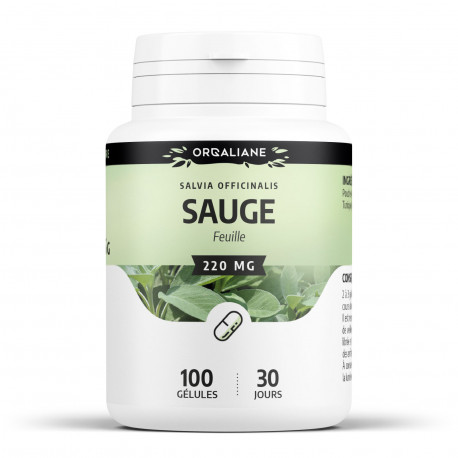 Sauge - 100 gélules à 220 mg