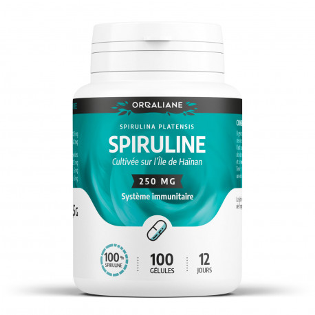 Spiruline - 100 gélules à 250 mg