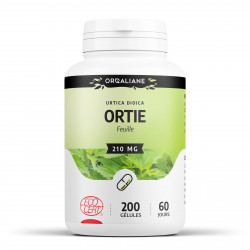 Ortie Bio (Feuille) - 200 gélules - 210mg