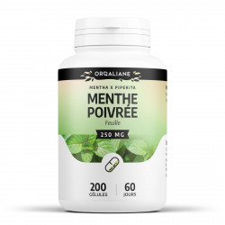 Menthe Poivrée - 250 mg - 200 gélules