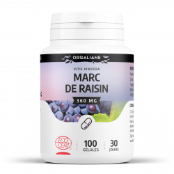 Marc de Raisin Bio- 250 mg - 100 gélules