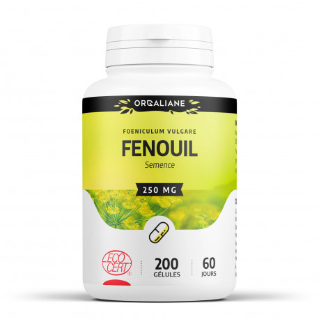 Fenouil Bio - 250 mg - 200 gélules