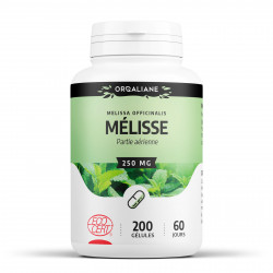 Mélisse Feuille Bio - 250 mg - 200 gélules