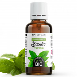Huile essentielle de Basilic Tropical Bio 30ml