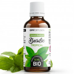 Huile essentielle de Basilic Tropical Bio 50ml