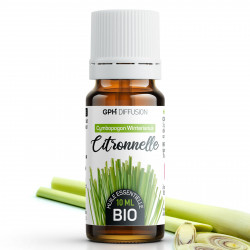 Huile Essentielle de Citronnelle Bio 10ml