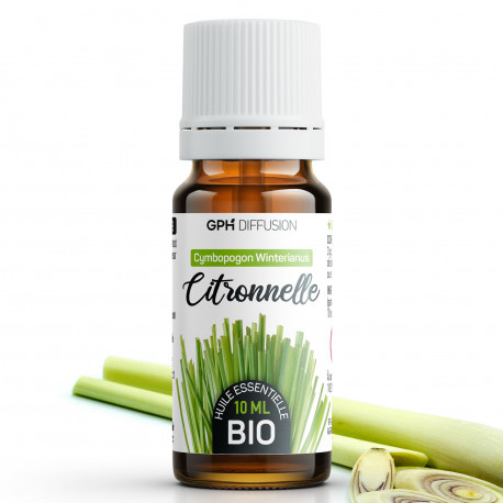 Huile Essentielle de Citronnelle Bio 10ml