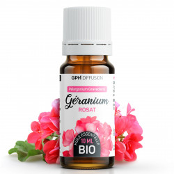 Huile Essentielle de Geranium Rosat Bio 10ml