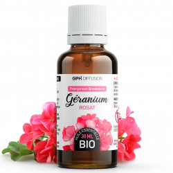 Huile Essentielle de Geranium Rosat Bio 30ml